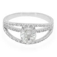 Anello in argento con Topazio Ghiaccio