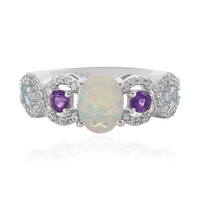 Anello in argento con Opale di Welo