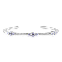 Bracciale in argento con Tanzanite