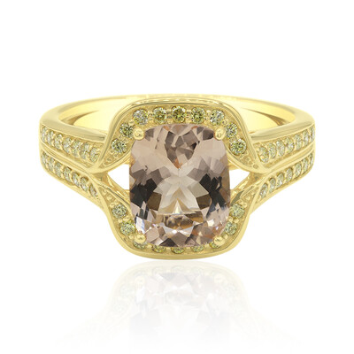Anello in oro con Morganite (Annette)