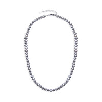 Collana in argento con Perla d'Acqua Dolce Argentata