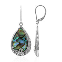 Orecchini in argento con Conchiglia Abalone (Art of Nature)