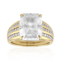Anello in oro con Cerussite dalla Namibia (de Melo)
