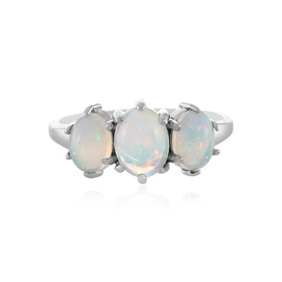 Anello in argento con Opale di Welo
