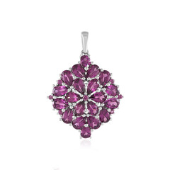 Ciondolo in argento con Rodolite