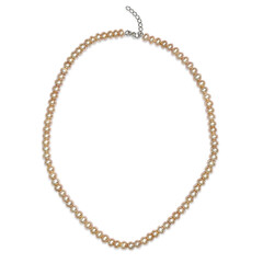 Collana in argento con Perla di Acqua Dolce (TPC)