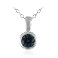 Collana in argento con Topazio Blu Londra