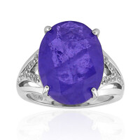 Anello in argento con Quarzo Porpora