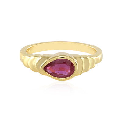 Anello in argento con Rubino del Madagascar