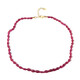 Collana in argento con Zaffiro Rosa del Madagascar (Adela Silber)