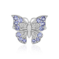 Anello in argento con Tanzanite