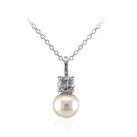 Collana in argento con Perla di Acqua Dolce