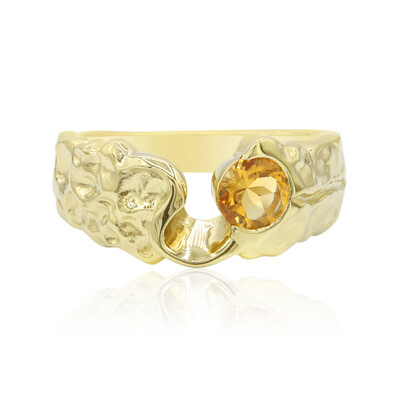 Anello in argento con Citrino (MONOSONO COLLECTION)