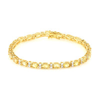 Bracciale in argento con Berillo Dorato