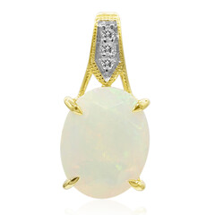 Ciondolo in oro con Opale di Welo (Adela Gold)