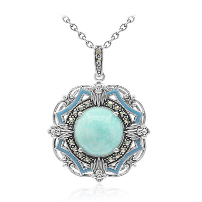 Collana in argento con Amazzonite