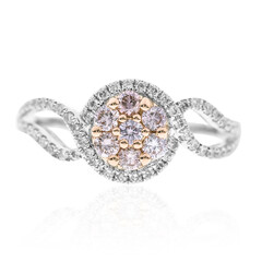 Anello in oro con Diamante Rosa I1 (CIRARI)