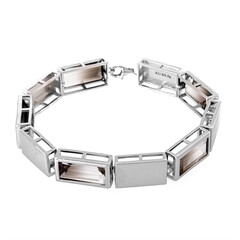 Bracciale in argento con Quarzo Bicolore