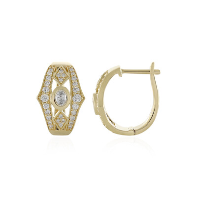 Orecchini in oro con Diamante SI1 (H) (de Melo)