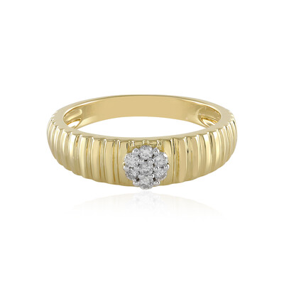 Anello in argento con Diamante I2 (I)