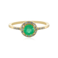 Anello in oro con Smeraldo Russo