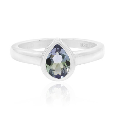 Anello in argento con Tanzanite (non riscaldata)