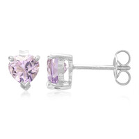 Orecchini in argento con Ametista Rose de France