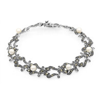 Bracciale in argento con Perla di Acqua Dolce