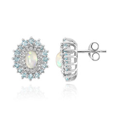 Orecchini in argento con Opale di Welo