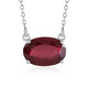 Collana in argento con Rubino del Madagascar (de Melo)