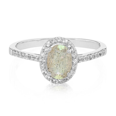 Anello in argento con Labradorite