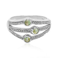 Anello in argento con Alessandrite Occhio di Gatto