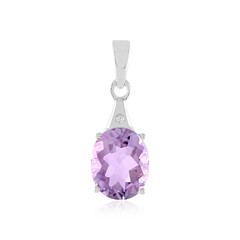 Ciondolo in argento con Ametista Rose de France