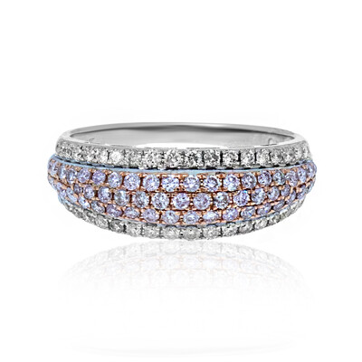 Anello in oro con Diamante Rosa I1 (CIRARI)