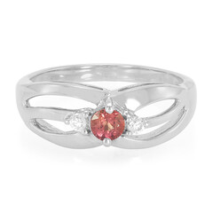 Anello in argento con Zaffiro Tramonto