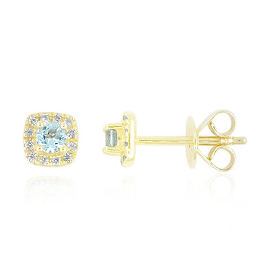 Orecchini in oro con Tormalina Paraiba Nigeriana