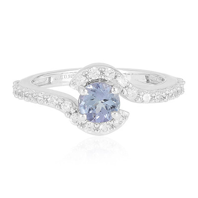Anello in argento con Tanzanite Bicolore