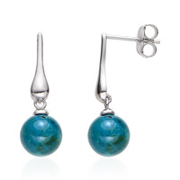 Orecchini in argento con Crisocolla