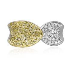 Anello in oro con Diamante Giallo SI2 (CIRARI)
