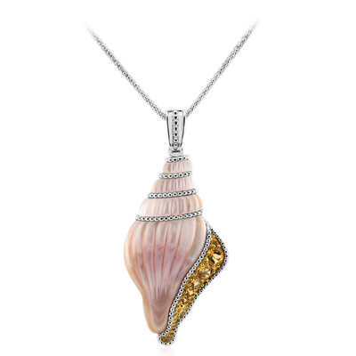 Collana in argento con Madreperla (Dallas Prince Designs)