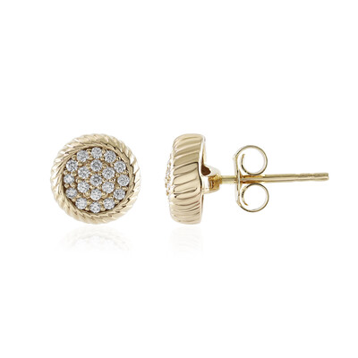 Orecchini in oro con Diamante IF (G) (de Melo)