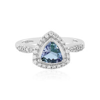 Anello in argento con Tanzanite (non riscaldata)