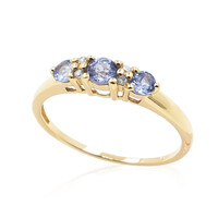 Anello in oro con Tanzanite