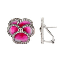 Orecchini in argento con Zircone (Dallas Prince Designs)