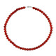 Collana in argento con Onice Rossa