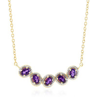 Collana in argento con Ametista