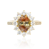 Anello in oro con Andalusite