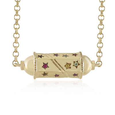 Collana in argento con Topazio Bianco (M de Luca)