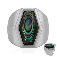 Anello in argento con Conchiglia Abalone