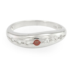 Anello in argento con Rubino Tramonto